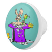 バブリングバニーのカスタマイズ可能なセラミックプル セラミックノブ (右)