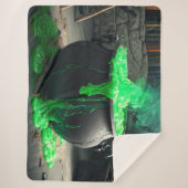 バブリング魔女のカルドロンハロウィーン シェルパブランケット (正面)