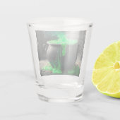 バブリング魔女のカルドロンハロウィーン ショットグラス (裏面)