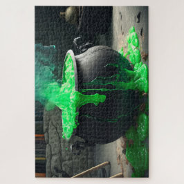 バブリング魔女のカルドロンハロウィーン ジグソーパズル