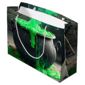 バブリング魔女のカルドロンハロウィーン ラージペーパーバッグ (裏面アングル)