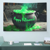 バブリング魔女のカルドロンハロウィーン 横断幕 (トレードショー)
