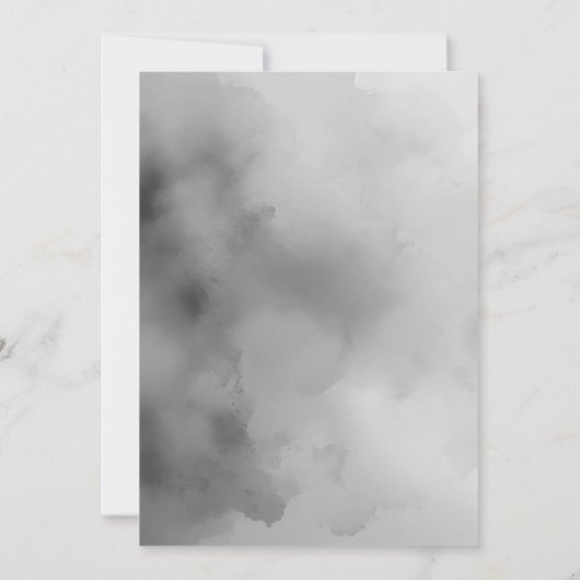 バブリーきらきら光るブライダルシャワー招待 招待状 (裏面)