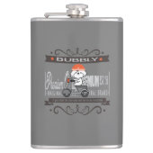 バブリーのバイク フラスク (正面)