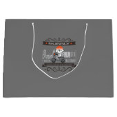 バブリーのバイク ラージペーパーバッグ (正面)