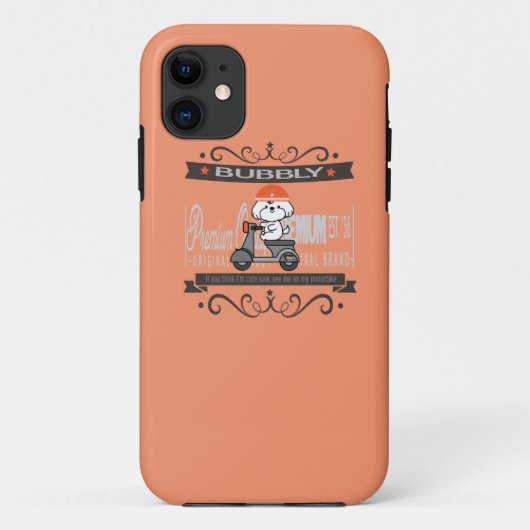 バブリーのバイク Case-Mate iPhoneケース (裏面)