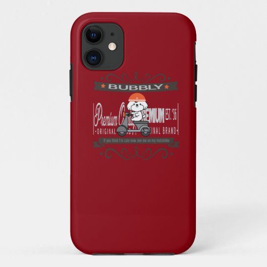 バブリーのバイク Case-Mate iPhoneケース (裏面)