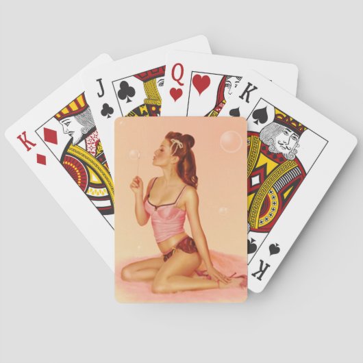 バブリーのピン留め トランプ (裏面)