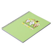 バブリーの友人デイジーとキャラメル ノートブック (左側)