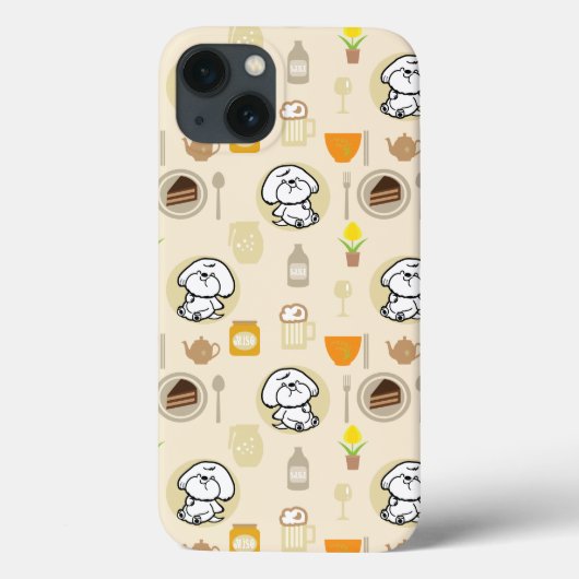 バブリーの完全な腹のパターン Case-Mate iPhoneケース (裏面)