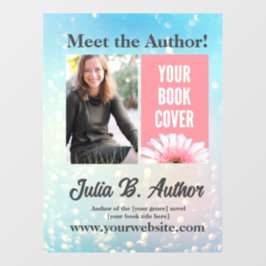 バブリーカスタムブルー作家ブックの署名 ウィンドウサイン