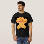 バブリーカットベアレッドカラーウェイ Tシャツ (正面フル)