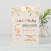 バブリーブライダルシャワーパーティの招待状 招待状 (スタンド正面)