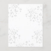 バブリーブライダルシャワーブランチひまわりの招待 (裏面)