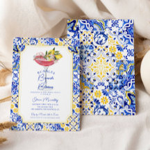 バブリーブランチ地中海のレモンブライダルシャワー