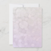 バブリー卒業パーティー招待状 招待状 (裏面)