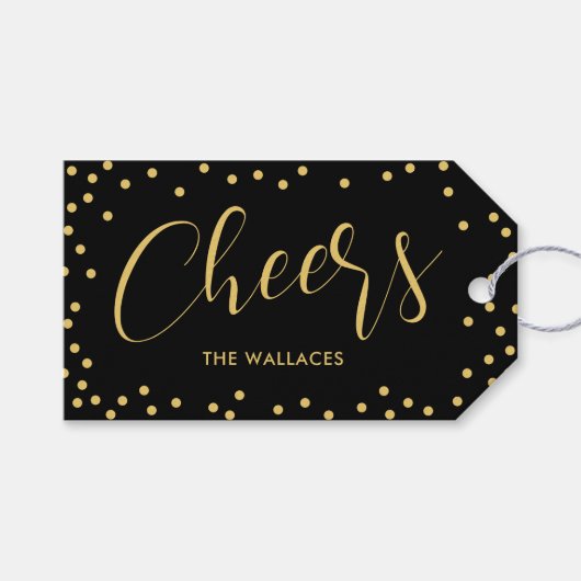 バブリー応援ホリデーラベルクリスマスギフトタグ ギフトタグ (正面(横))