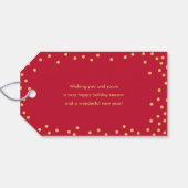 バブリー応援ホリデーラベルクリスマスギフトタグ ギフトタグ (裏面横)