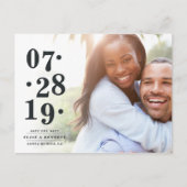 バブリー日付 |写真の日付の保存 案内ポストカード (正面)