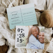 バブリー日付 |写真の日付の保存 案内ポストカード