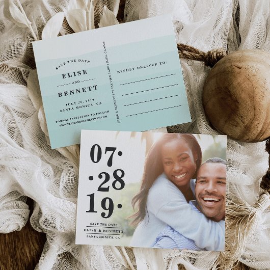 バブリー日付 |写真の日付の保存 案内ポストカード