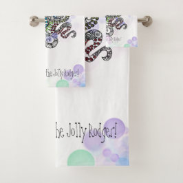 バブリー海でフローララインのタコへようこそ バスタオルセット