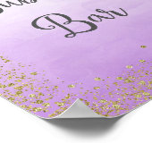 バブリー結婚バーのポスタープリント ポスター (角)