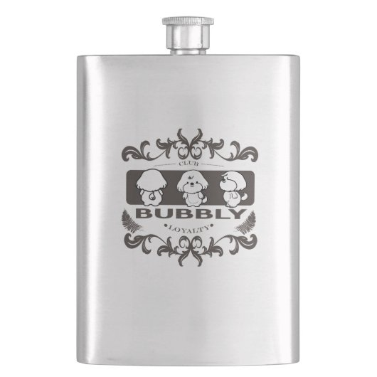 バブリー・クラブ フラスク (正面)