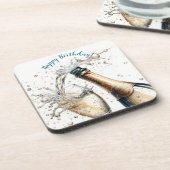 バブリー・シャンパンハッピーバースデー コースター (左側)