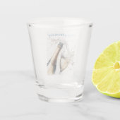 バブリー・シャンパンハッピーバースデー ショットグラス (裏面)