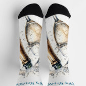 バブリー・シャンパンハッピーバースデー ソックス (上部)