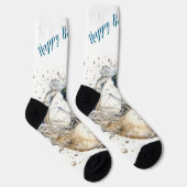 バブリー・シャンパンハッピーバースデー ソックス (右)