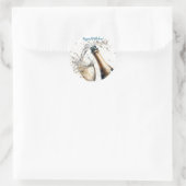 バブリー・シャンパンハッピーバースデー ラウンドシール (バッグ)