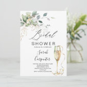 バブリー・ブライダルシャワーへの招待 招待状 (スタンド正面)