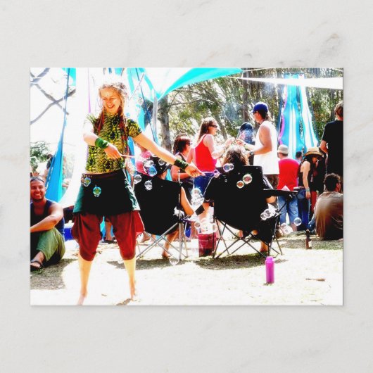 バブルおもしろいはがき ポストカード (正面)