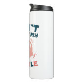 バブルおもしろいガムバブルガムが私のバブルを破裂させない タンブラー (回転右)