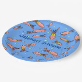 バブルおもしろい漫画のイカ派 ペーパープレート (アングル)