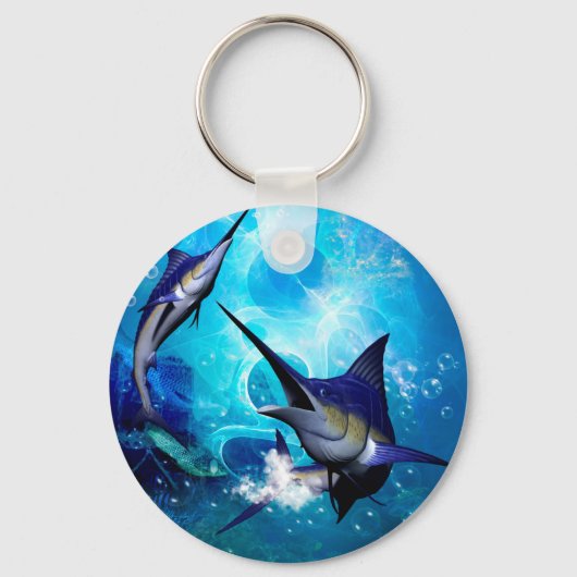 バブルでマーリン キーホルダー (正面)