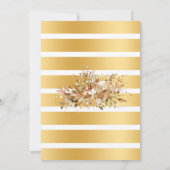 バブルとドリンクカップルのシャワー秋秋 招待状 (裏面)