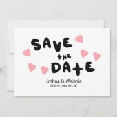 バブルとハートの出演予告アナウンス (正面)