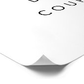 バブルとブライトカップルのシャワーへようこそ ポスター (角)