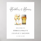 バブルとブライトカップルのシャワーへようこそ ポスター (正面)