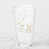 バブルとブライトカップルのシャワー タンブラーグラス (裏面)