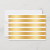 バブルとブライトシャワー結婚のフラットサンキューカード サンキューカード (裏面)