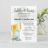 バブルとブリュウの前にベビーデューユーカリのシャワー 招待状 (スタンド正面)