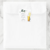 バブルとブリュースありがとうユーカリ結婚プタス スクエアシール (バッグ)