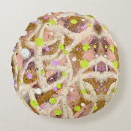 バブルとラインのベビー用ビブ ラウンドクッション