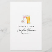 バブルとBrewカップルのシャワートリビアゲーム (裏面)