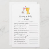 バブルとBrewカップルのシャワートリビアゲーム (正面/裏面)