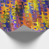 バブルのオン ラッピングペーパー (角)